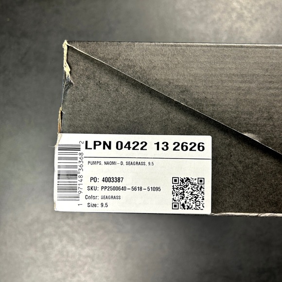 Shoe Dazzle Naomi Pumps Womens Size 9.5 Seagrass Suede 4.25 Inch Heel NEW - Picture 7 of 7